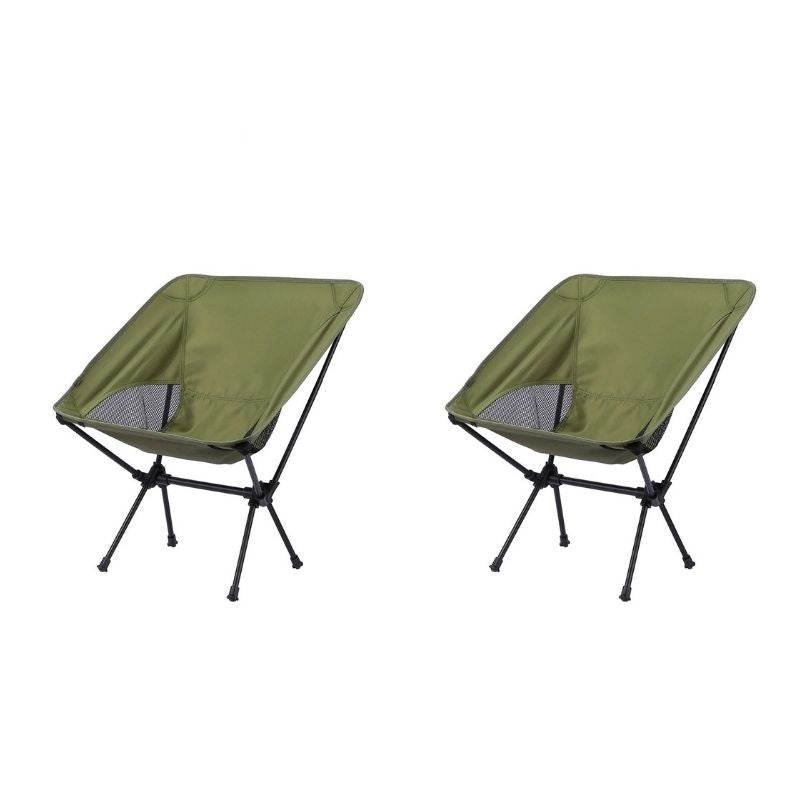 extra leichter campingstuhl 2 Stück Faltbare Campingstühle – Leichter Klappstuhl für Camping & Ang – CampLuna