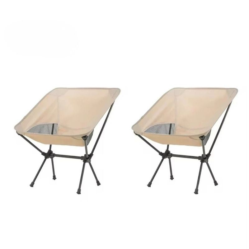 2 Stück Faltbare Campingstühle – Leichter Klappstuhl für Camping & Angeln