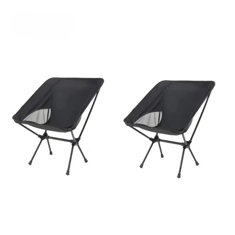 2 Stück Faltbare Campingstühle – Leichter Klappstuhl für Camping & Angeln